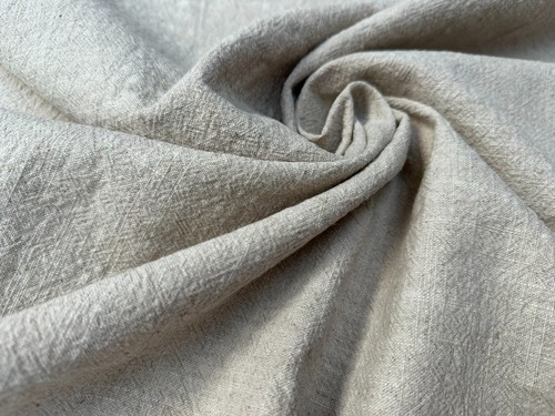 Stone washed linen - stone, fabric