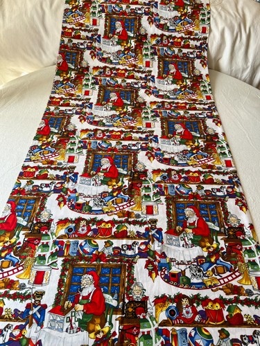 Fabric vtg christmas - fabric, santa
