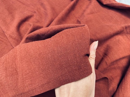 Stone washed linen fabric soft - washed,