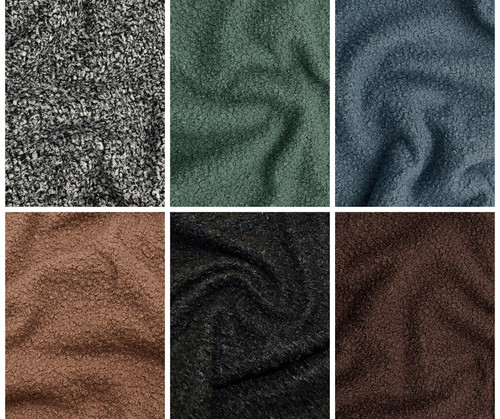 Boucle dress fabric soft - boucle, –