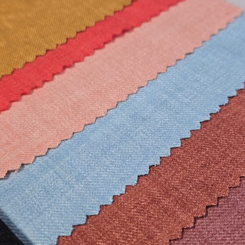 Linen look fabric polyester - linen,