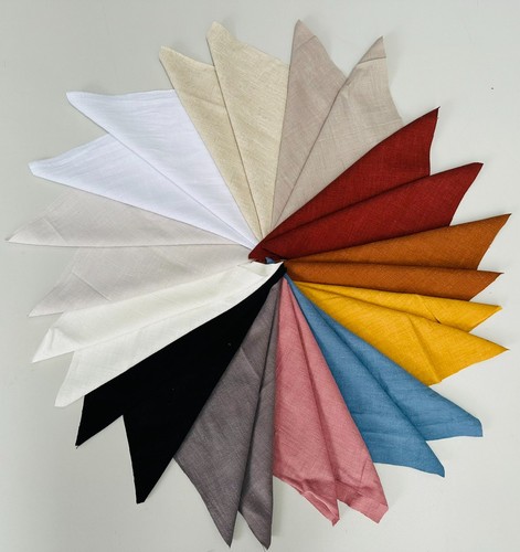 Needle felting linen squares - needle,